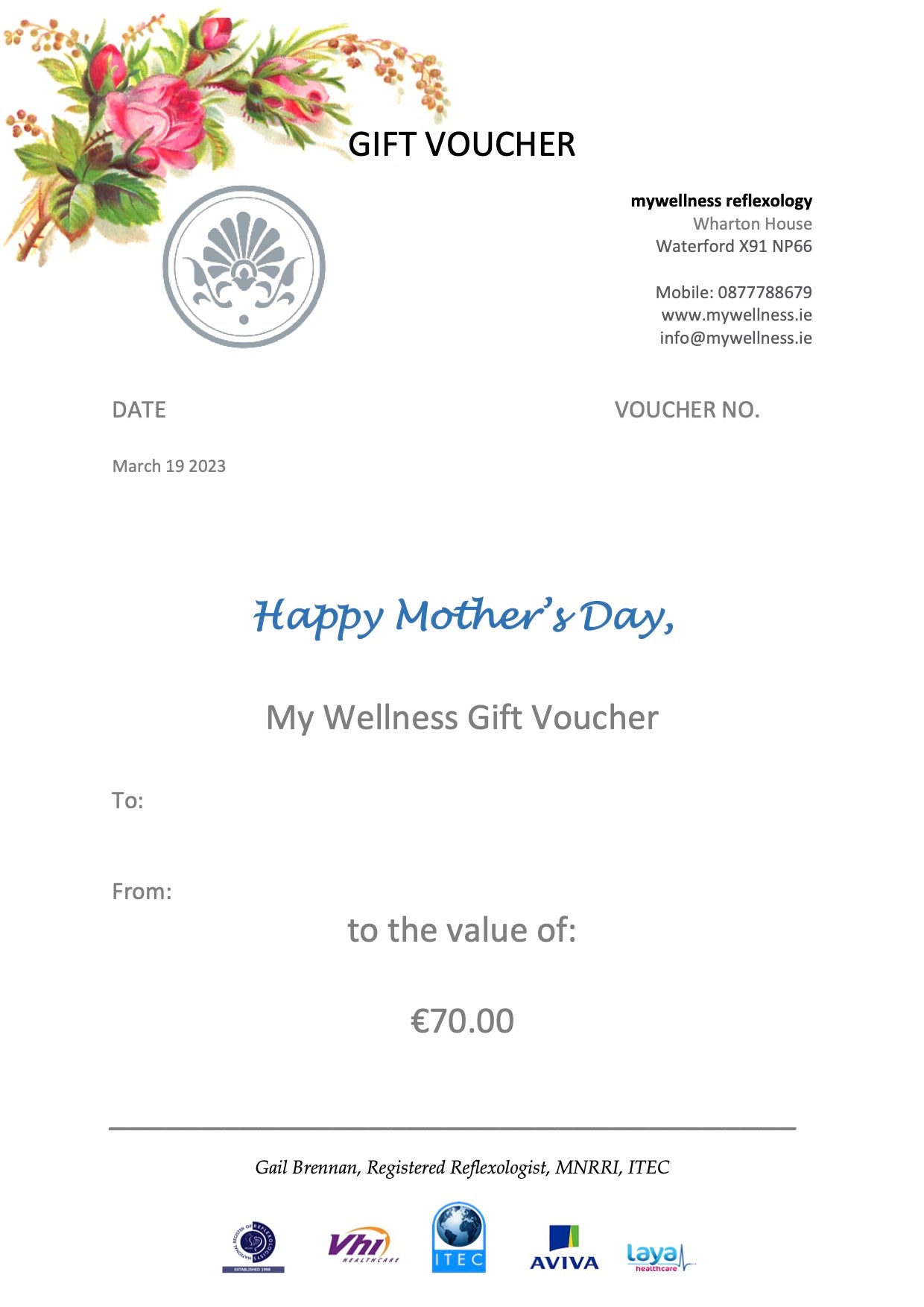 Mothers Day Gift Voucher